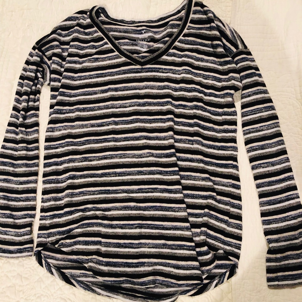 American Eagle Striped Sweater